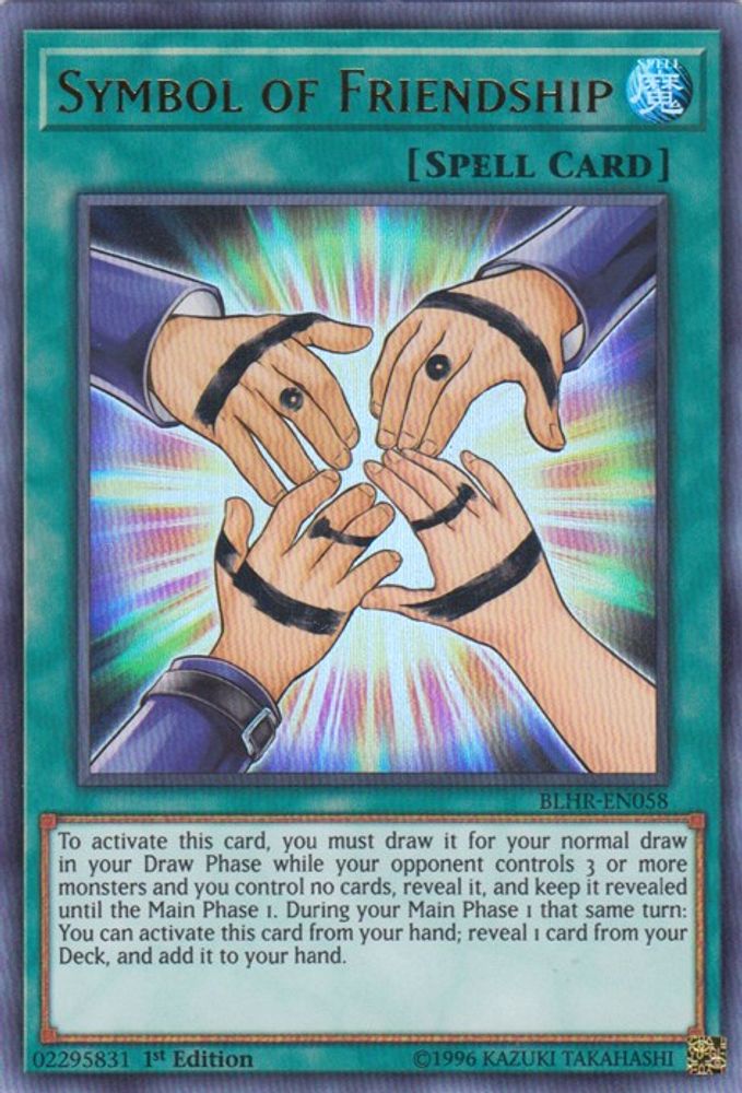 Symbol of Friendship (BLHR-EN058) - Ultra Rare