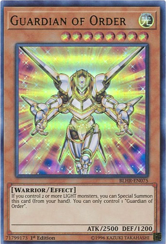 Guardian of Order (BLHR-EN075) - Ultra Rare