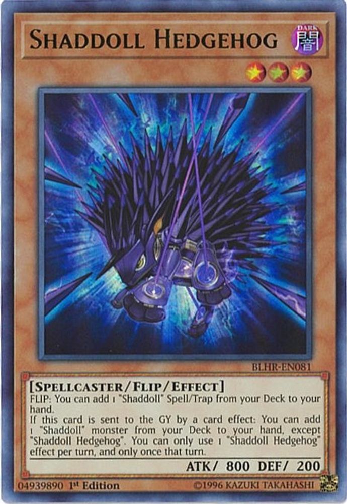 Shaddoll Hedgehog (BLHR-EN081) - Ultra Rare