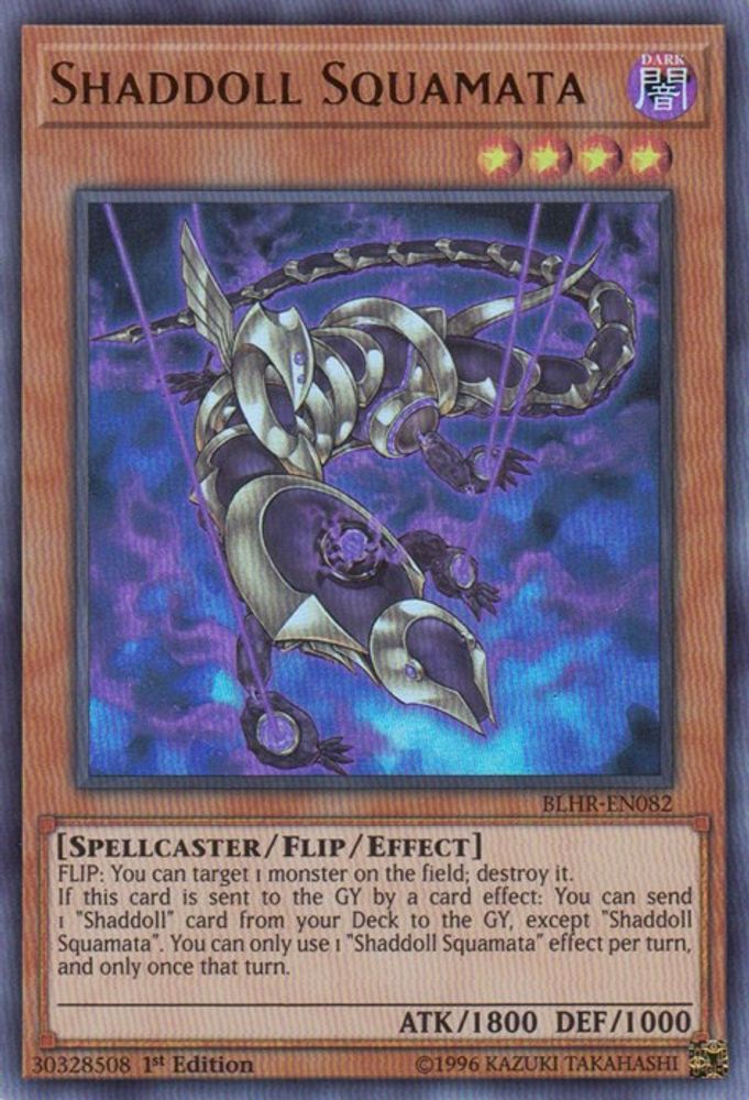 Shaddoll Squamata (BLHR-EN082) - Ultra Rare
