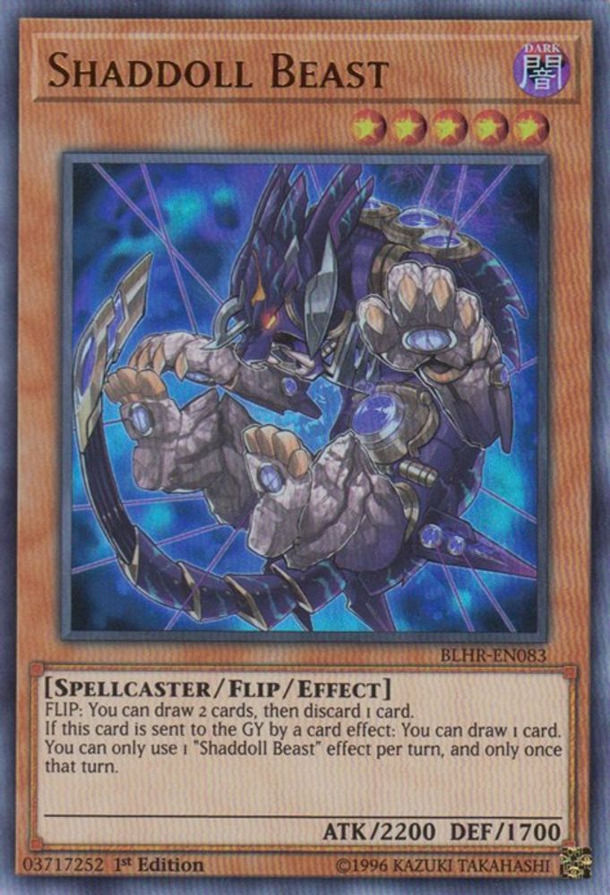 Shaddoll Beast (BLHR-EN083) - Ultra Rare