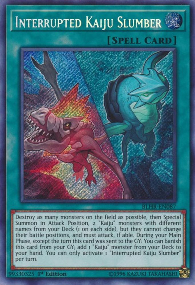 Sommeil Kaiju interrompu [BLHR-EN087] Secret Rare 
