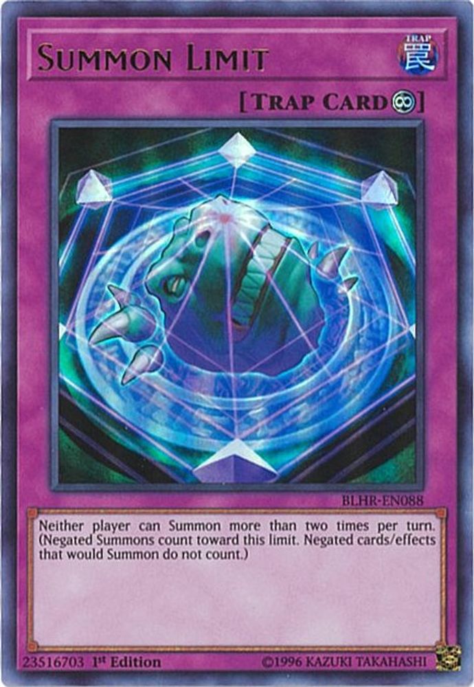 Summon Limit (BLHR-EN088) - Ultra Rare