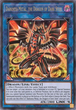 Darkness Metal, le dragon de Dark Steel [JUMP-EN087] Ultra Rare 