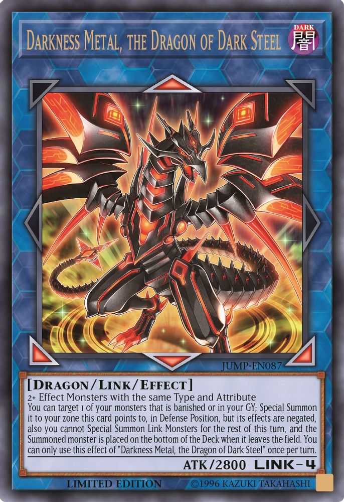 Darkness Metal, the Dragon of Dark Steel (JUMP-EN087) - Ultra Rare