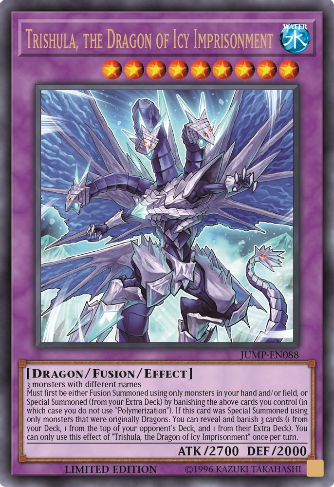 Trishula, the Dragon of Icy Imprisonment (JUMP-EN088) - Ultra Rare