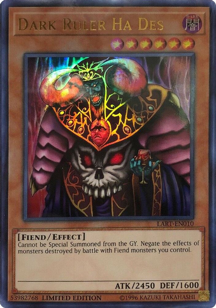 Sombre Règle Ha Des [LART-EN010] Ultra Rare 
