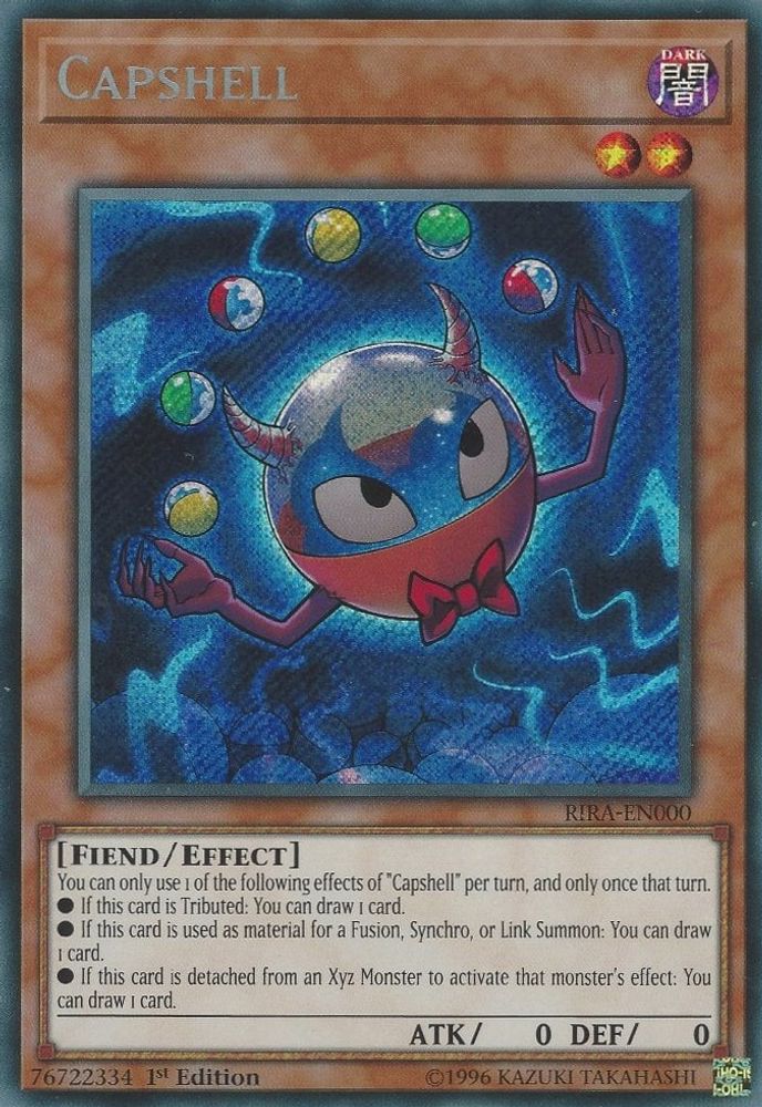 Capshell (RIRA-EN000) - Secret Rare
