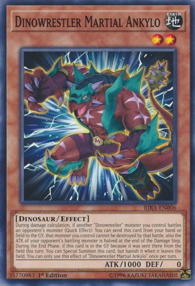 Dinowrestler Martial Ankylo (RIRA-EN006) - Common