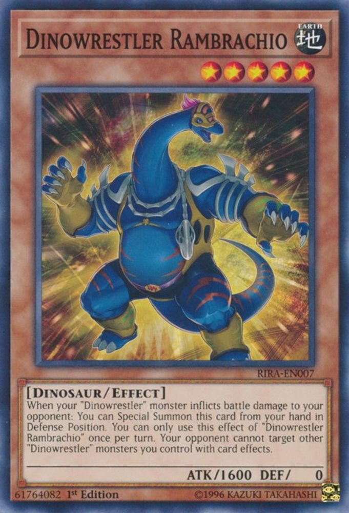 Dinowrestler Rambrachio (RIRA-EN007) - Common