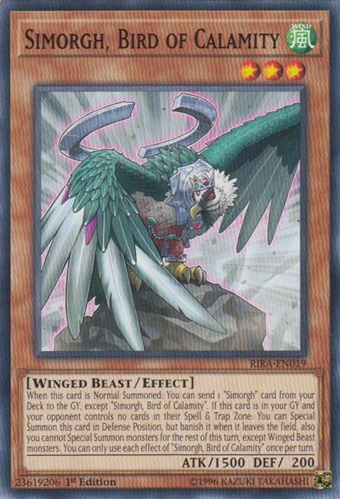 Simorgh, Bird of Calamity (RIRA-EN019) - Common