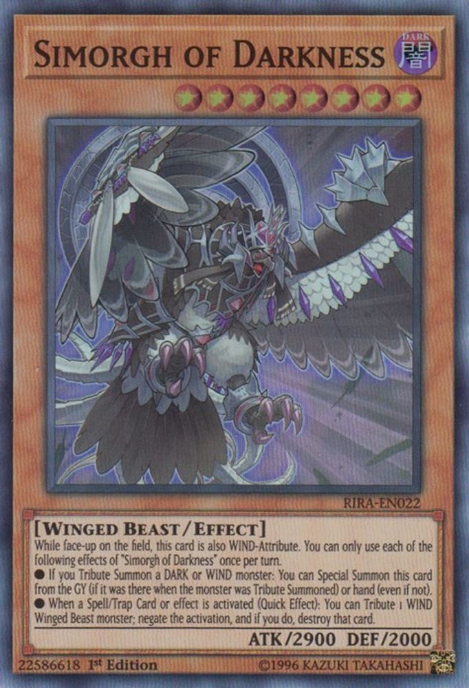 Simorgh of Darkness (RIRA-EN022) - Super Rare