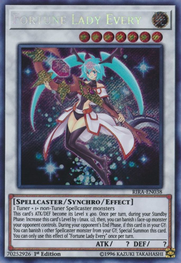 Fortune Lady Every (RIRA-EN038) - Secret Rare