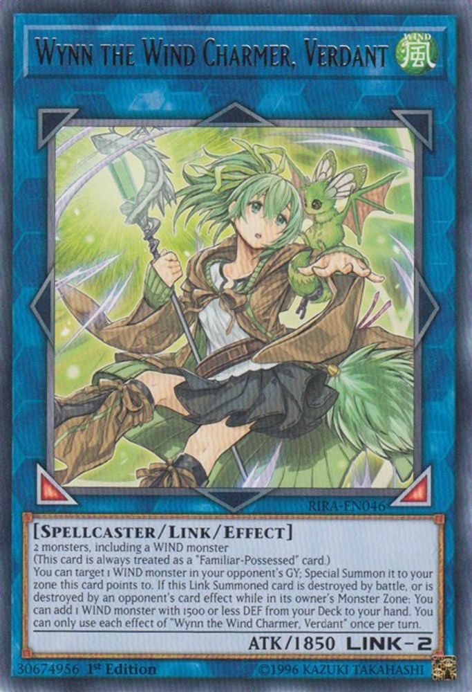 Wynn the Wind Charmer, Verdant (RIRA-EN046) - Rare