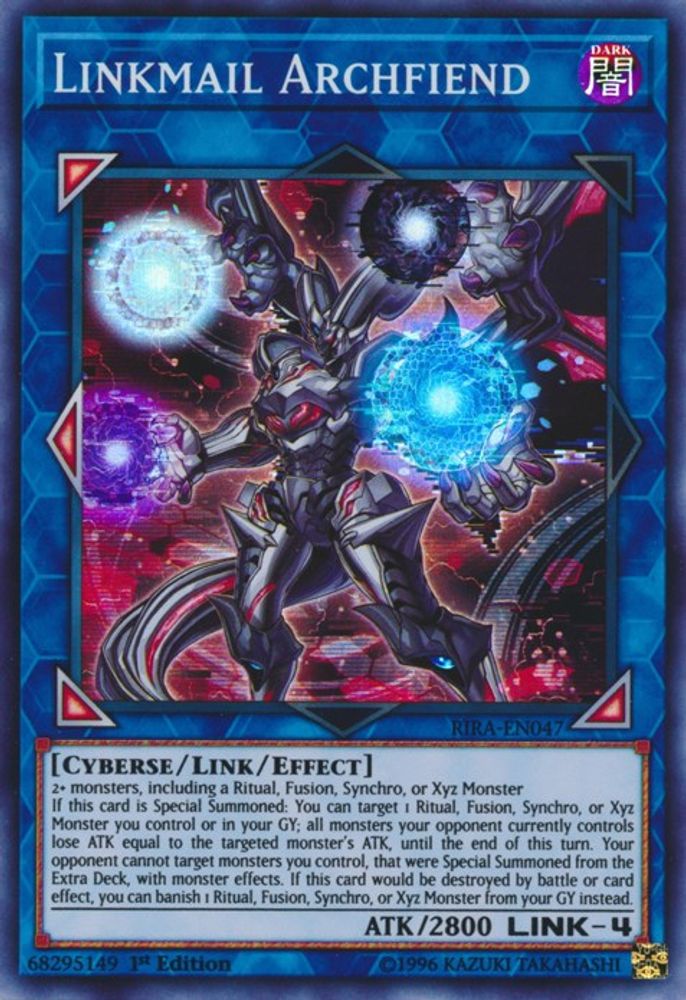 Linkmail Archfiend (RIRA-EN047) - Super Rare