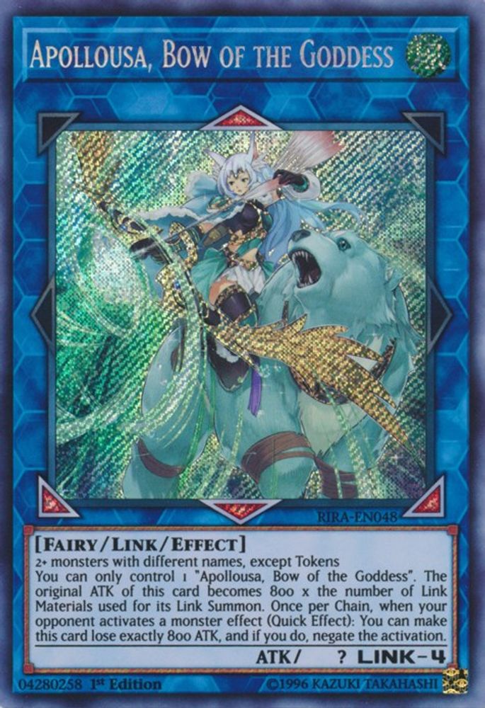 Apollousa, Arc de la Déesse [RIRA-EN048] Secret Rare 