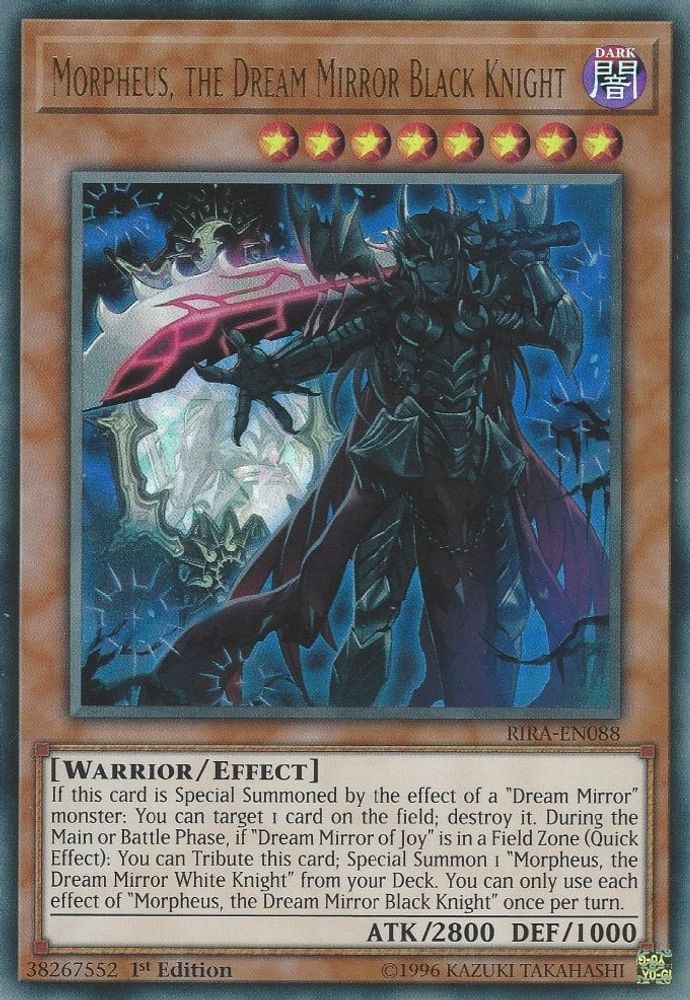 Morpheus, the Dream Mirror Black Knight (RIRA-EN088) - Ultra Rare