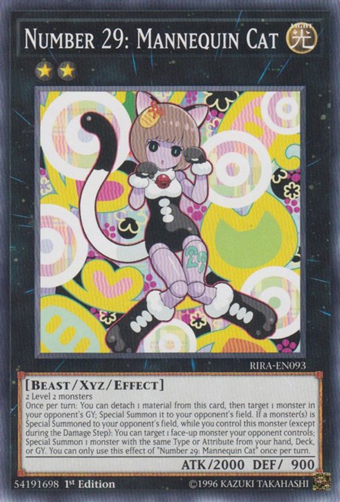 Number 29: Mannequin Cat (RIRA-EN093) - Common