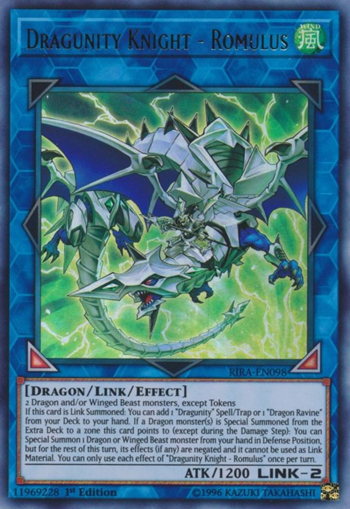 Dragunity Knight - Romulus (RIRA-EN098) - Ultra Rare