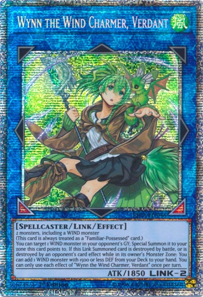 Wynn the Wind Charmer, Verdant (Starlight Rare) (RIRA-EN046) - Starlight Rare