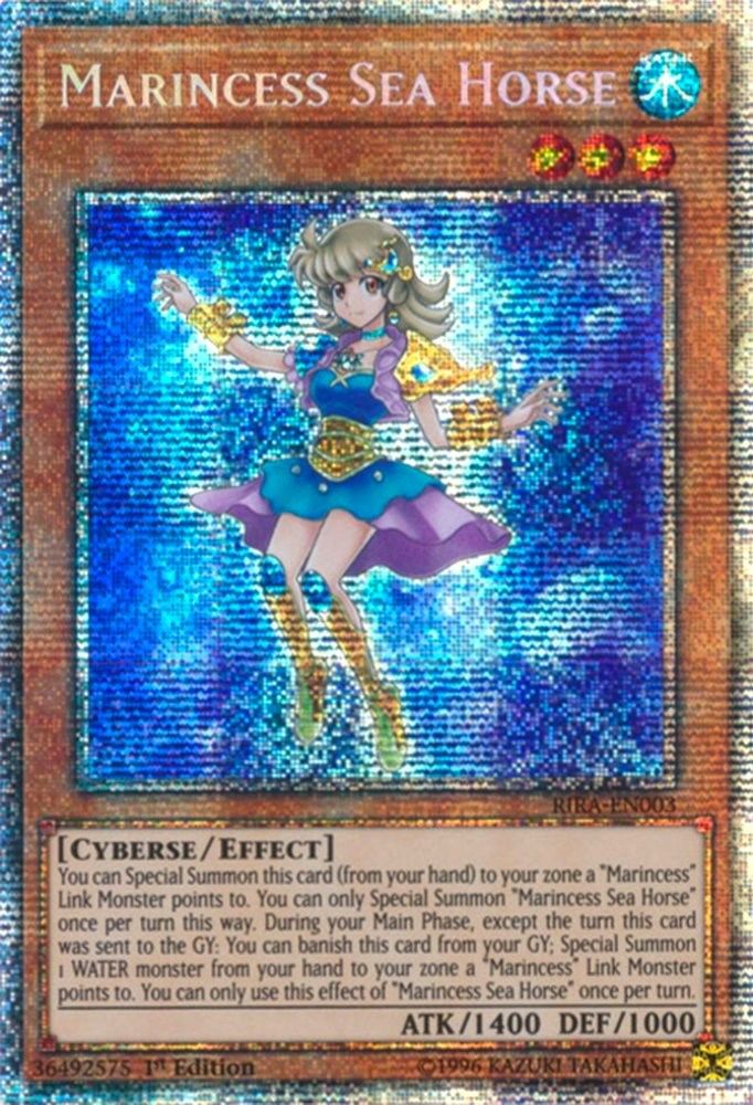 Marincess Sea Horse (Starlight Rare) (RIRA-EN003) - Starlight Rare