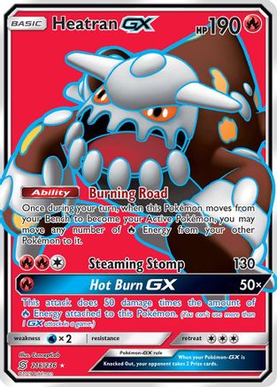 Heatran GX (Full Art)  - Holofoil - Ultra Rare