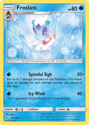 Froslass/236  - Holofoil - Holo Rare