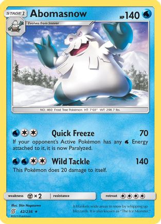 Abomasnow  - Rare