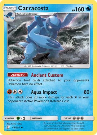Carracosta 045/236  - Uncommon