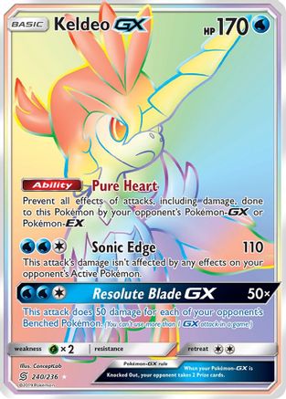 Keldeo GX (240/236) [Soleil et Lune : Esprits unifiés] 