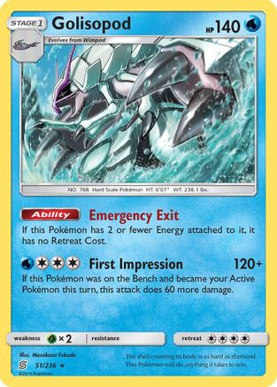 Golisopod/236  - Holofoil - Holo Rare