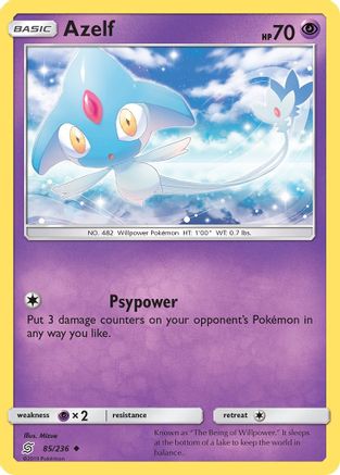 Azelf 085/236  - Uncommon