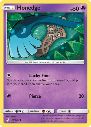 Honedge (92) (92) 092  - Common
