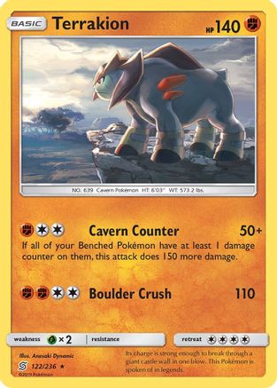 Terrakion  - Holofoil - Holo Rare