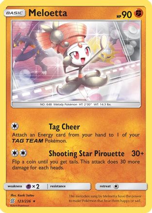 Meloetta 123  - Rare