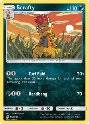 Scrafty  - Rare