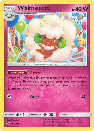 Whimsicott 144  - Rare