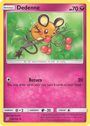Dedenne 145  - Uncommon