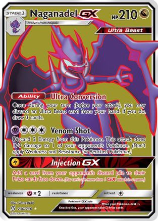 Naganadel GX (230/236) [Soleil et Lune : Esprits unifiés] 
