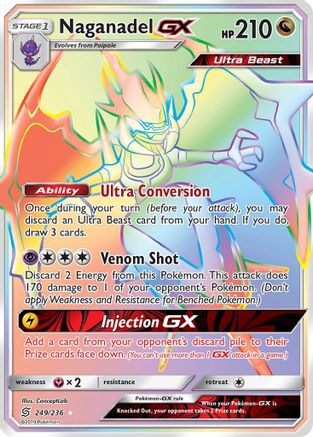 Naganadel GX (Secret)  - Holofoil - Secret Rare