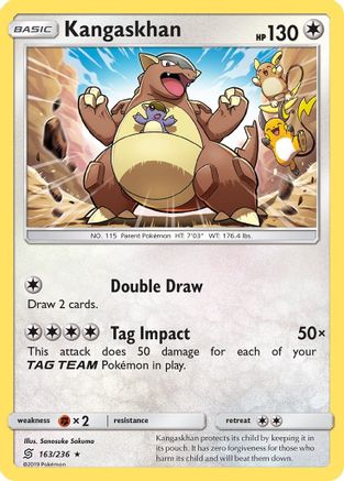 Kangaskhan 163  - Holofoil - Holo Rare