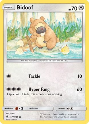 Bidoof 171  - Common