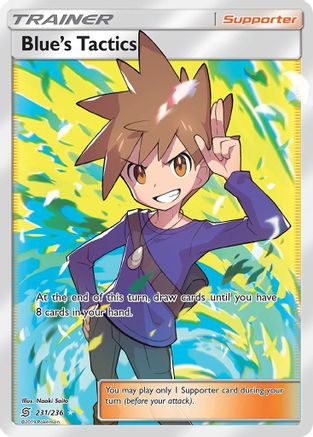 Blue's Tactics (Full Art)  - Holofoil - Ultra Rare