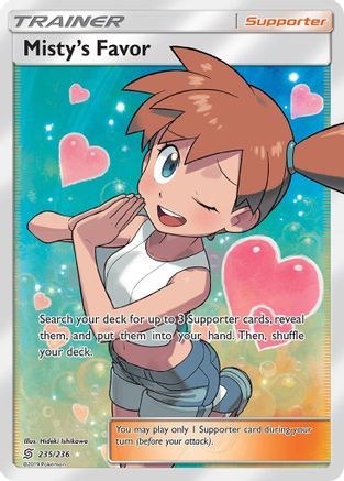 Misty's Favor (Full Art)  - Holofoil - Ultra Rare