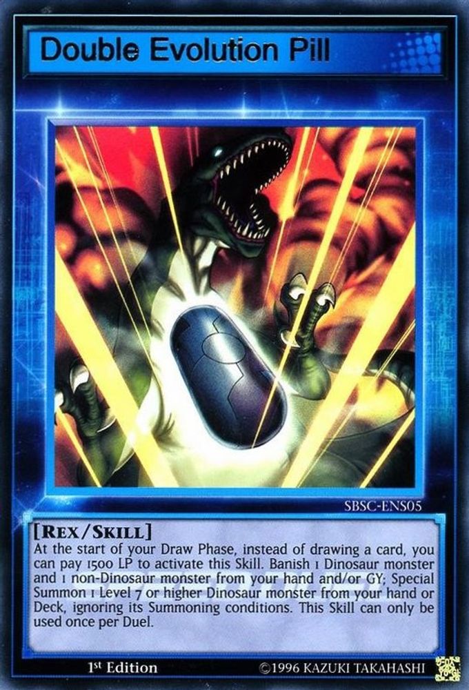 Double Evolution Pill (Skill Card) (SBSC-ENS05) - Ultra Rare