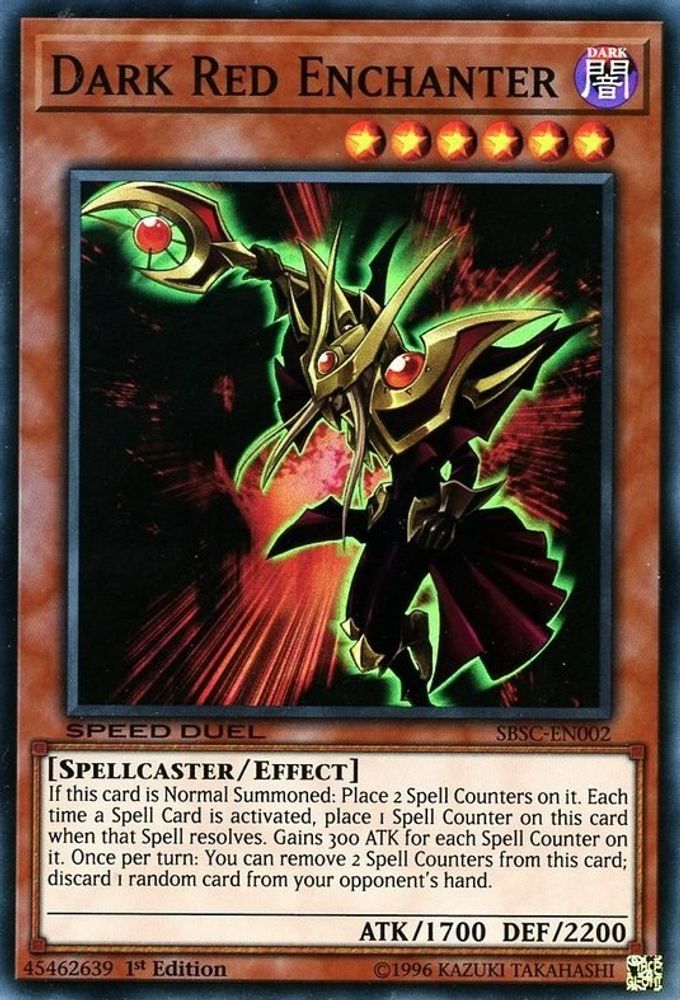 Dark Red Enchanter (SBSC-EN002) - Super Rare