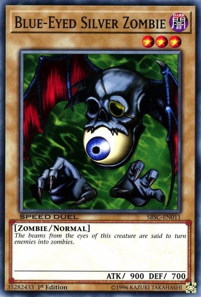 Zombie argenté aux yeux bleus [SBSC-EN011] Commun 