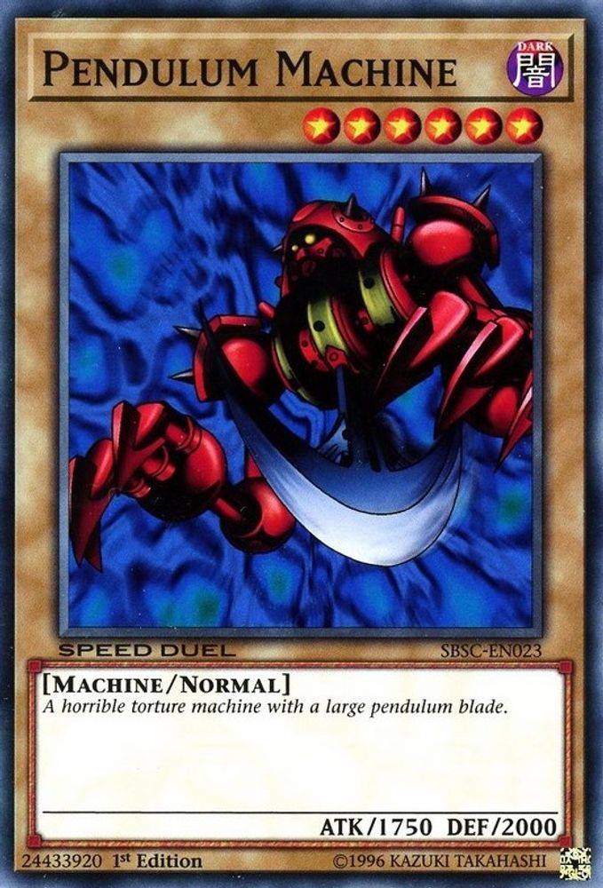 Pendulum Machine (SBSC-EN023) - Common