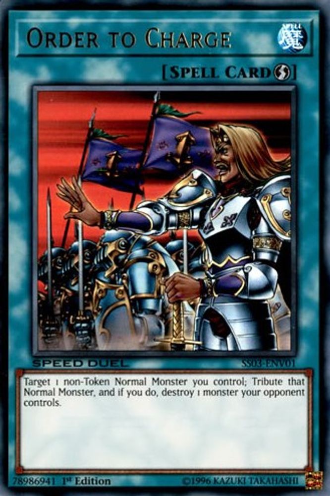 Order to Charge (SS03-ENV01) - Ultra Rare