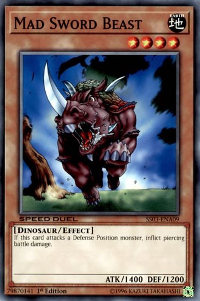 Mad Sword Beast (SS03-ENA09) - Common